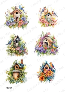 Rýžový a Soft papír A4 pro decoupage- R01357