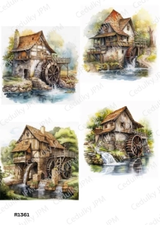 Rýžový a Soft  papír  A4 pro decoupage- R01361