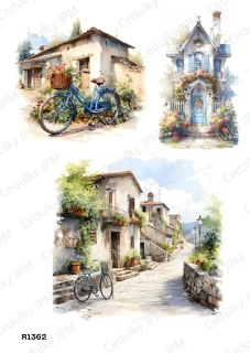 Rýžový a Soft  papír  A4 pro decoupage- R01362