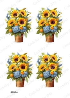 Rýžový a Soft  papír  A4 pro decoupage- R01364