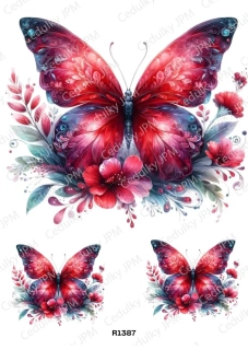 Rýžový a Soft  papír  A4 pro decoupage- R01387