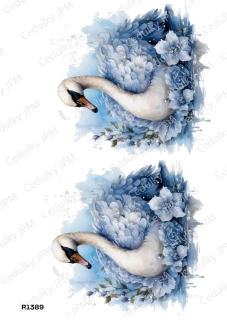 Rýžový a Soft  papír  A4 pro decoupage- R01389