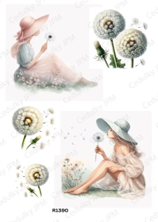 Rýžový a Soft  papír  A4 pro decoupage- R01390