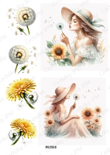 Rýžový a Soft  papír  A4 pro decoupage- R01393