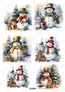 Rýžový a Soft  papír  A4 pro decoupage- R01399