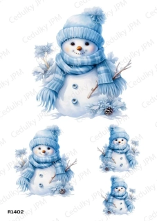 Rýžový a Soft  papír  A4 pro decoupage- R01402