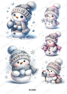 Rýžový a Soft  papír  A4 pro decoupage- R01409