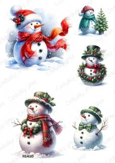 Rýžový a Soft  papír  A4 pro decoupage- R01410