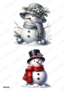 Rýžový a Soft  papír  A4 pro decoupage- R01412