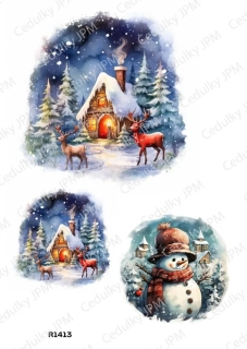 Rýžový a Soft  papír  A4 pro decoupage- R01413