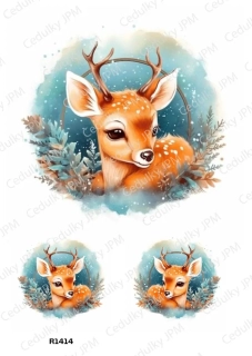 Rýžový a Soft  papír  A4 pro decoupage- R01414