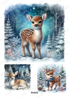 Rýžový a Soft  papír  A4 pro decoupage- R01423