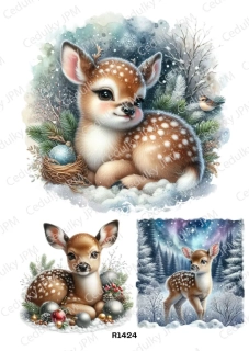 Rýžový a Soft  papír  A4 pro decoupage- R01424