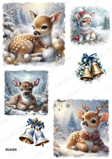 Rýžový a Soft  papír  A4 pro decoupage- R01426