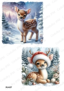 Rýžový a Soft  papír  A4 pro decoupage- R01427