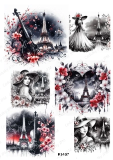 Rýžový a Soft  papír  A4 pro decoupage- R01437