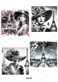 Rýžový a Soft  papír  A4 pro decoupage- R01438