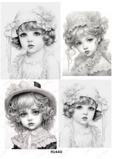 Rýžový a Soft  papír  A4 pro decoupage- R01440