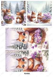 Rýžový a Soft  papír  A4 pro decoupage- R01450