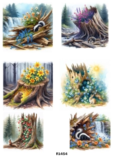 Rýžový a Soft  papír  A4 pro decoupage- R01454