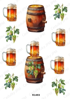 Rýžový a Soft  papír  A4 pro decoupage- R01493