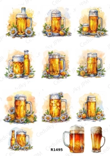 Rýžový a Soft  papír  A4 pro decoupage- R01495