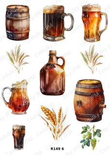 Rýžový a Soft  papír  A4 pro decoupage- R01496