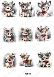 Rýžový a Soft  papír  A4 pro decoupage- R01502