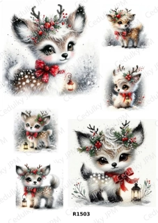 Rýžový a Soft  papír  A4 pro decoupage- R01503