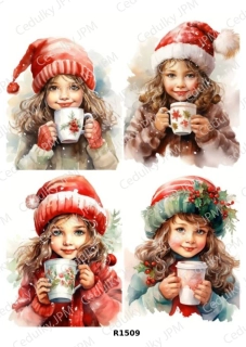Rýžový a Soft  papír  A4 pro decoupage- R01509