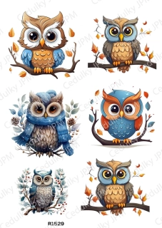 Rýžový a Soft papír A4 pro decoupage- R01529