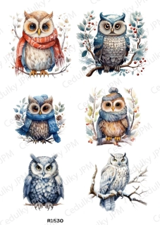 Rýžový a Soft papír A4 pro decoupage- R01530