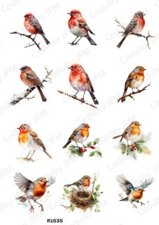 Rýžový a Soft papír A4 pro decoupage- R01535