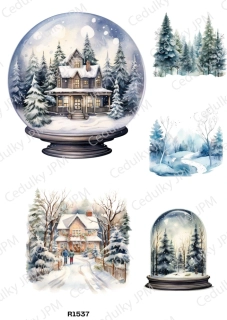 Rýžový a Soft  papír  A4 pro decoupage- R01537