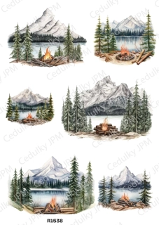 Rýžový a Soft  papír  A4 pro decoupage- R01538