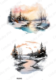 Rýžový a Soft  papír  A4 pro decoupage- R01541
