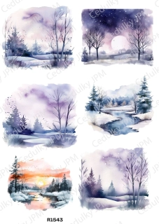 Rýžový a Soft  papír  A4 pro decoupage- R01543