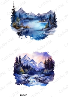 Rýžový a Soft  papír  A4 pro decoupage- R01547