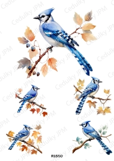Rýžový a Soft papír A4 pro decoupage- R01550