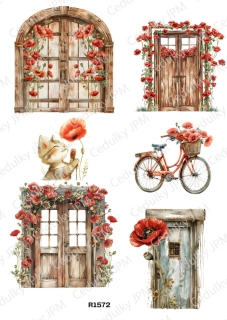 Rýžový a Soft  papír  A4 pro decoupage- R01572