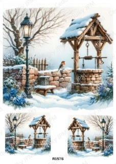Rýžový a Soft  papír  A4 pro decoupage- R01578