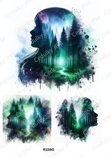 Rýžový a Soft  papír  A4 pro decoupage- R01580