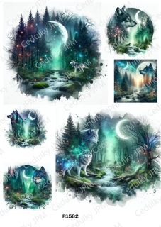 Rýžový a Soft  papír  A4 pro decoupage- R01582