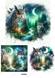 Rýžový a Soft  papír  A4 pro decoupage- R01584