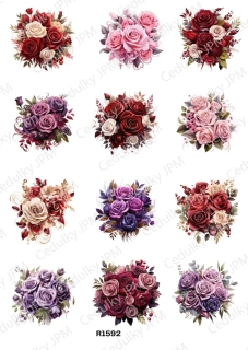 Rýžový a Soft  papír  A4 pro decoupage- R01592