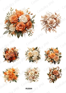 Rýžový a Soft  papír  A4 pro decoupage- R01594