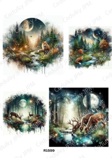 Rýžový a Soft  papír  A4 pro decoupage- R01599