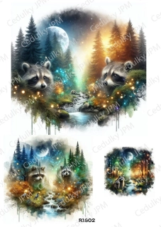Rýžový a Soft  papír  A4 pro decoupage- R01602