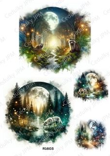 Rýžový a Soft  papír  A4 pro decoupage- R01603