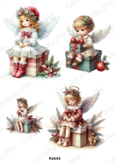 Rýžový a Soft  papír  A4 pro decoupage- R01643